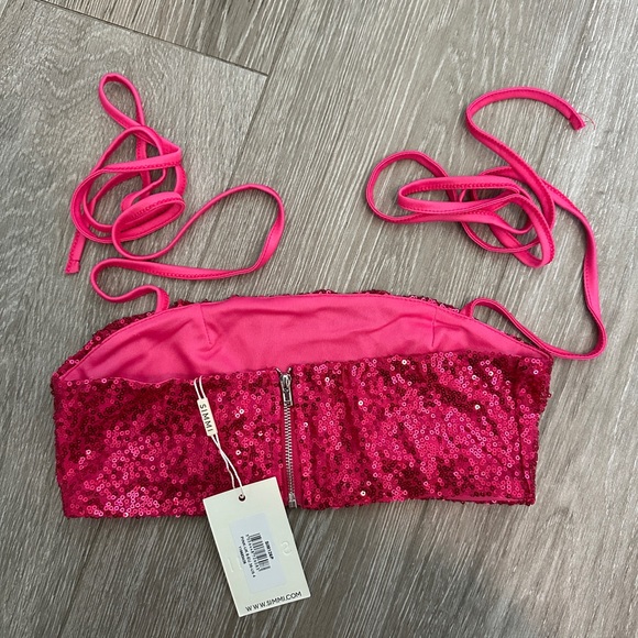 NWT ASOS Sequin Top - Picture 4 of 4